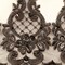1 Yard Beaded Lace Trimming on Organza | 6" Wide | Handmade Embroidered Trim for Bridal, Gowns & Costumes